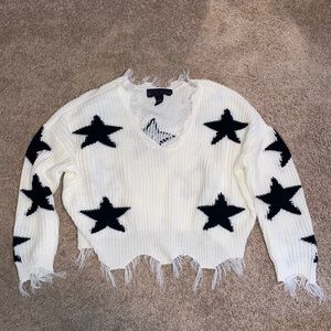 Polly&Esther Size Large Star Sweater!! ⭐️🤩